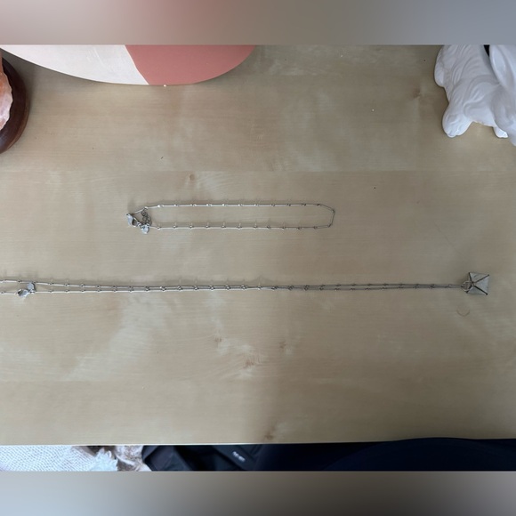 GEOMETRIC NECKLACE SET - Picture 3 of 4